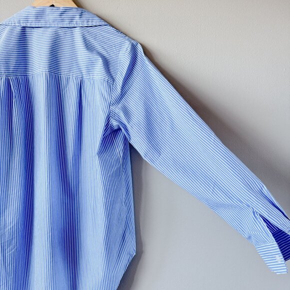 Japna blue stripe button down shit medium - Picture 15 of 16